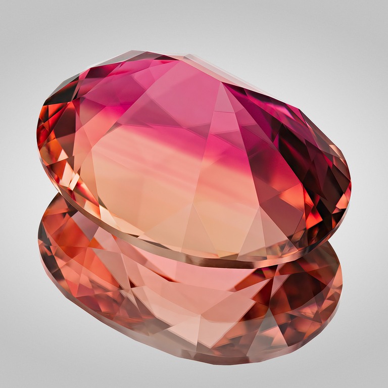 Bi-color Tourmaline – Gem photography by Arjuna Irsutti – Bangkok Professional gem photography of a bi-color Tourmaline by Arjuna Irsutti