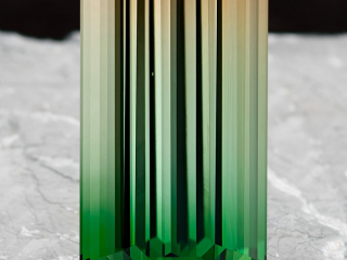 Professional gem photography of a bi-color Tourmaline by Arjuna Irsutti