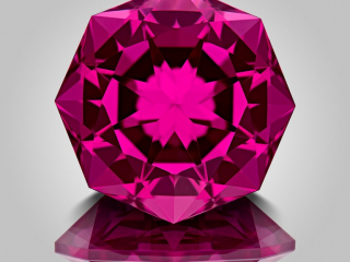 Professional gem photography of a purple garnet by Arjuna Irsutti