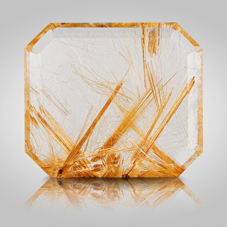 Rutilated quartz – Gem photography by Arjuna Irsutti – Bangkok Professional gem photography of rutilated quartz by Arjuna Irsutti