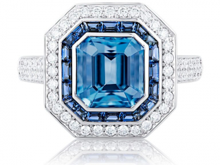 Ring aquamarine – Jewelry photography by Arjuna Irsutti Bangkok Professional jewelry photography of a ring with an aquamarine by Arjuna Irsutti