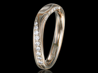 Ring mokume-gane - Jewelry photography by Arjuna Irsutti Bangkok Professional jewelry photography of a mokume-gane ring by Arjuna Irsutti