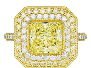 Ring yellow diamond - Jewelry photography by Arjuna Irsutti Bangkok Professional photography of a ring with yellow diamond by Arjuna Irsutti
