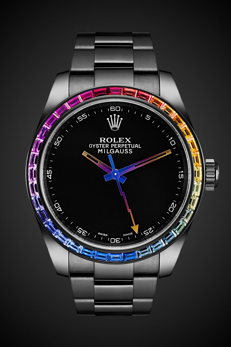 Professional photography of a Rolex watch by Arjuna Irsutti