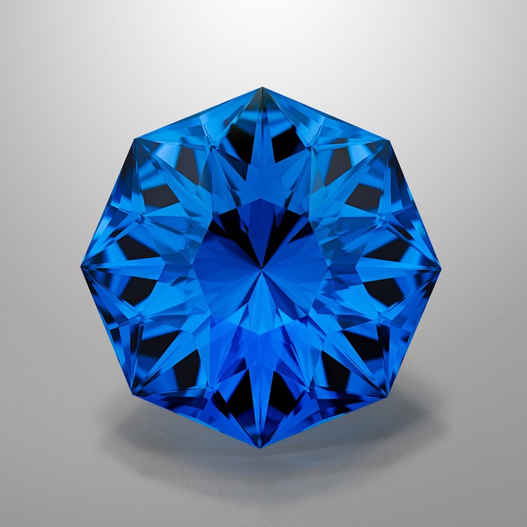 Professional gem photography of synthetic spinel by Arjuna Irsutti