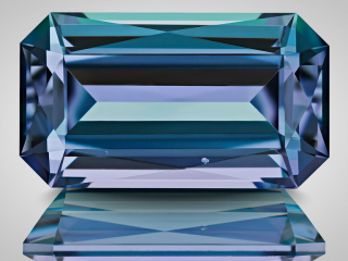 Professional gem photography of tanzanite by Arjuna Irsutti