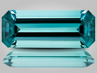 Professional gem photography of tourmaline indicolite by Arjuna Irsutti