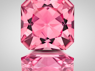 Professional gem photography of a pink tourmaline by Arjuna Irsutti