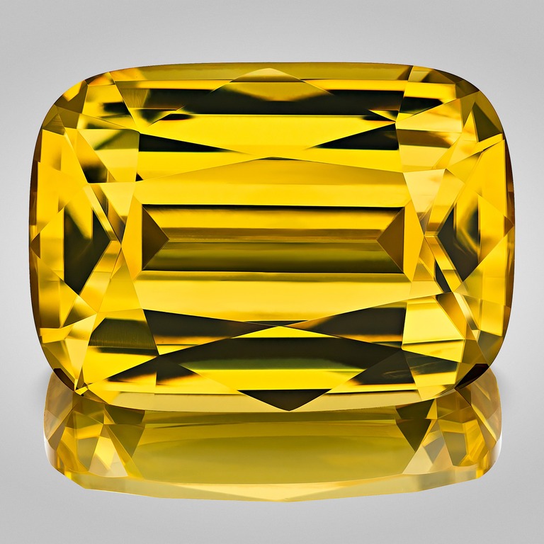 Zircon Yellow – Gem photography by Arjuna Irsutti – Bangkok Professional gem photography of a yellow zircon by Arjuna Irsutti